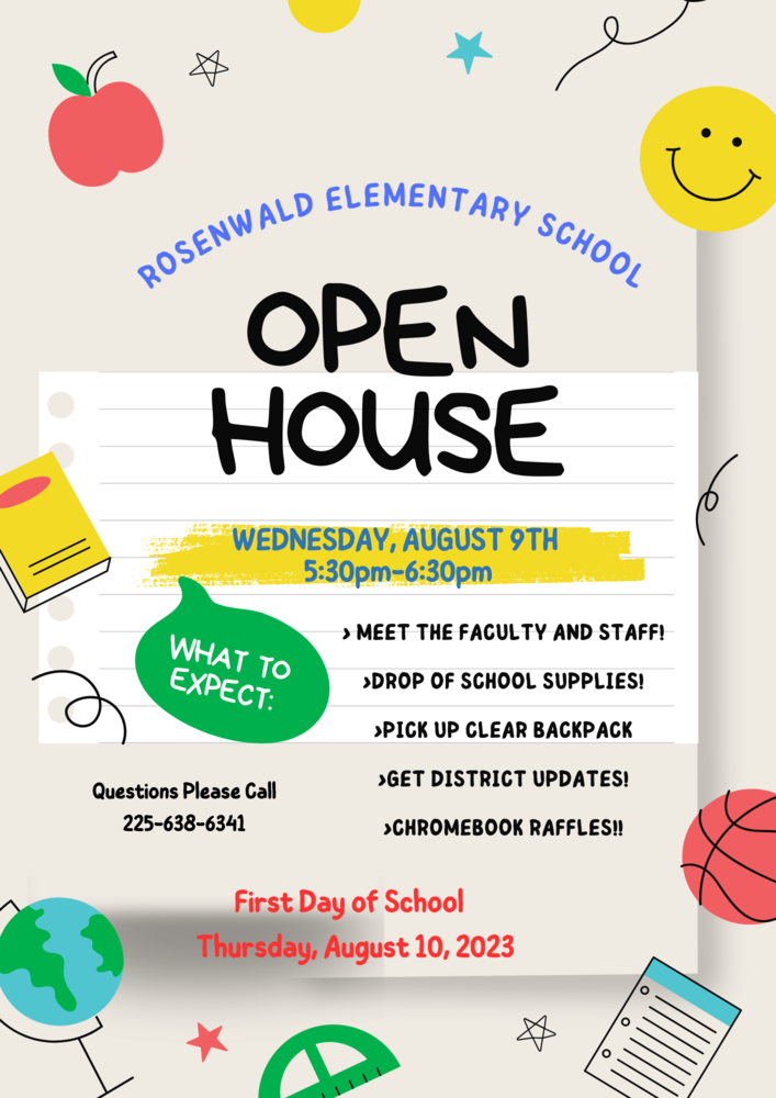 Open House | Rosenwald Elementary School